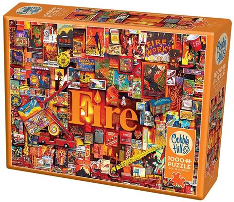 Fire, 1000 Pieces, Cobble Hill | Puzzle Warehouse