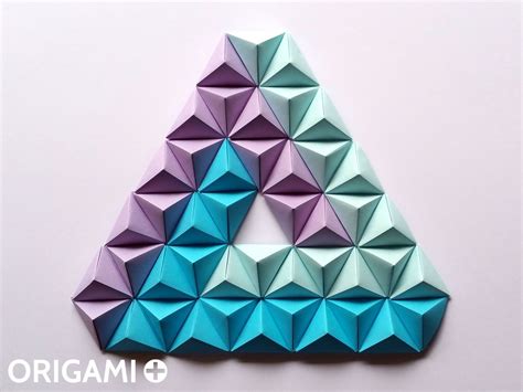 How To Make A 3D Pyramid Origami - Origami