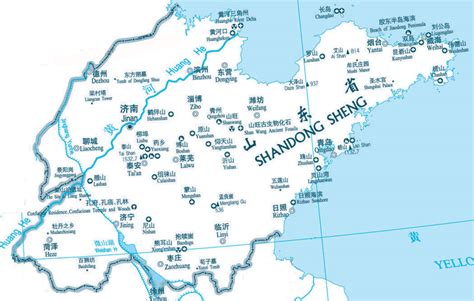 Shandong Map: Shandong China Map & Shandong Province Map