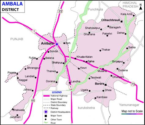 Rail-Map-india: Ambala railways map