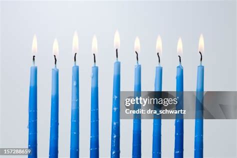 Hanukkah Candles High-Res Stock Photo - Getty Images