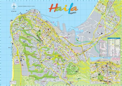 Haifa tourist map - Ontheworldmap.com