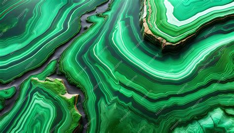 Premium AI Image | Abstract malachite background with stone texture realistic malachite surface