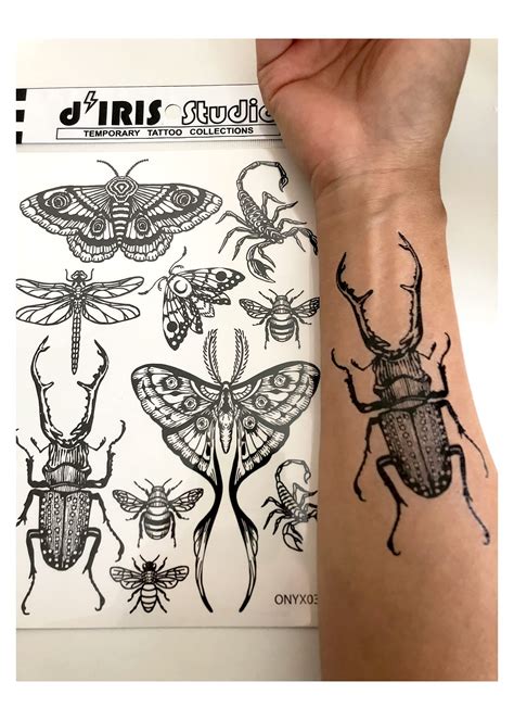 Rhino Beetle Tattoo