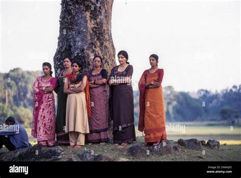 Kodava women in their traditional dress at Madikeri, Mercara in Kodagu ...