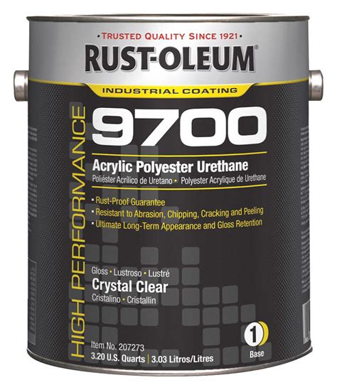 RUST-OLEUM, High Performance 97009700, Urethane Floor Coatings ...