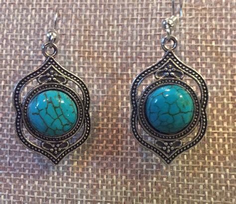 Turquoise & Sterling Silver Jewelry Set by Captivating - Etsy