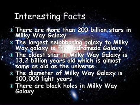 Did u know? | Milky way galaxy, Milky way, Andromeda galaxy