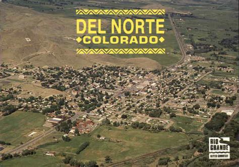 Aerial view of Del Norte Colorado