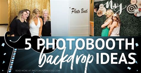 5 Photo Booth Backdrop Ideas | Photobooth Rocks