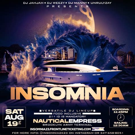 Insomnia - Aug 19, 2023 | FETE LIST, Soca Events