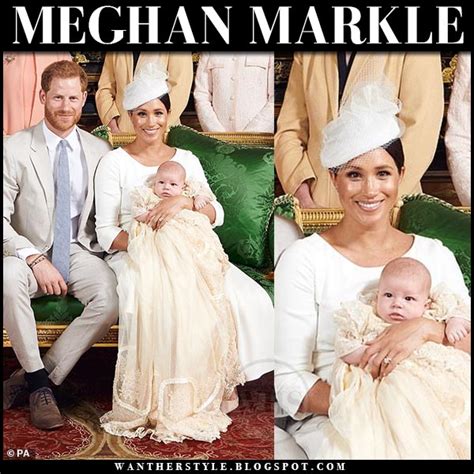 Meghan Markle in white dress at Archie's christening ~ I want her style - What celebrities wore ...