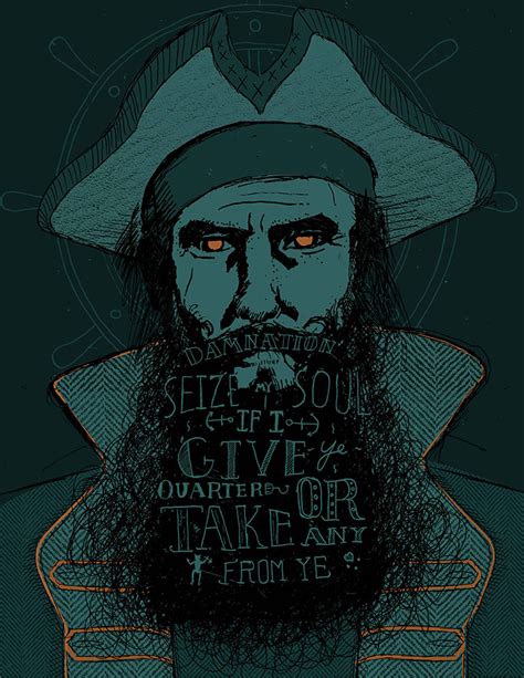 Blackbeard Quote on Behance