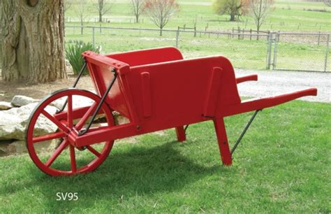 Old Fashioned Reproduction Wooden Wheelbarrows | Garden | Antique | Planter