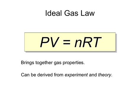 Ideal Gas Law