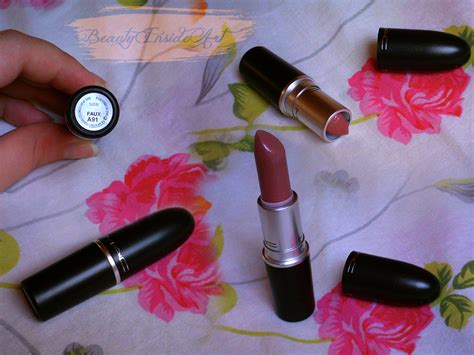 Beauty Inside Art: Mac Lipstick Faux (Review & Swatches)