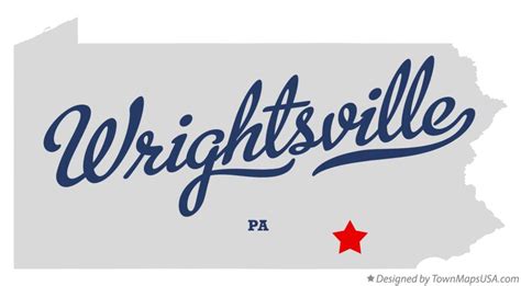 Map of Wrightsville, PA, Pennsylvania