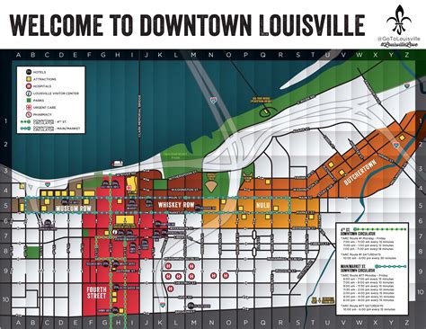 Map of Louisville KY : GoToLouisville.com Official Travel Source