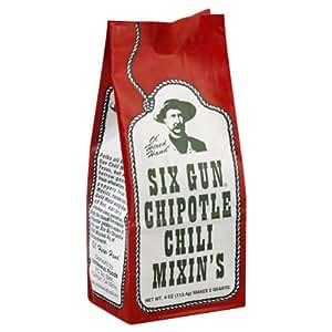 Amazon.com : Six Gun Chipotle Chili Mix, 4-Ounce (Pack of 6) : Grocery & Gourmet Food