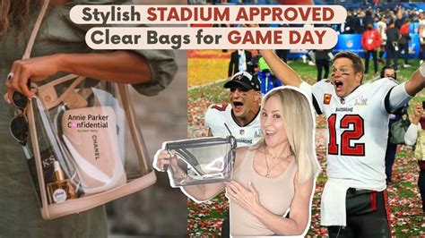 Stylish STADIUM APPROVED Clear Bags (for NFL GAME DAY) - YouTube