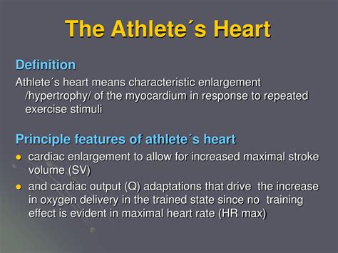 PPT - The Athlete´s Heart PowerPoint Presentation, free download - ID ...