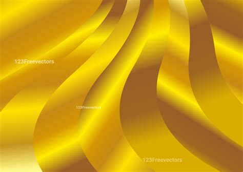 Wavy Gold Gradient Background