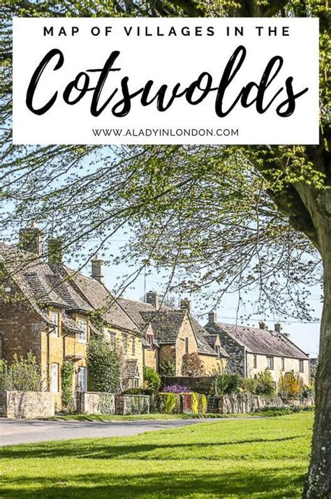 Map of Cotswold Villages - Interactive Map of Villages in the Cotswolds | Cotswold villages ...