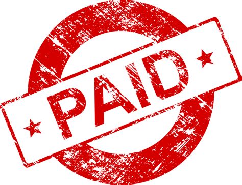 4 Paid Stamp Vector (PNG Transparent, SVG) | OnlyGFX.com