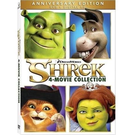 Shrek 4-Movie Collection: Anniversary Edition (DVD) - Walmart.com