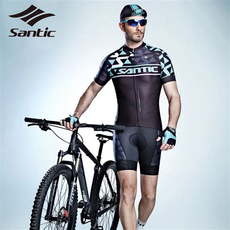 Santic Cycling Jersey Men's Designer Bicycle Clothing Summer Short Sleeve Cycling Clothes For ...