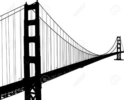 Brooklyn Bridge Silhouette Vector Free at Vectorified.com | Collection of Brooklyn Bridge ...