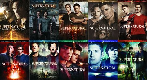 Supernatural dvd covers seasons 1-10 Supernatural Seasons, Spn ...