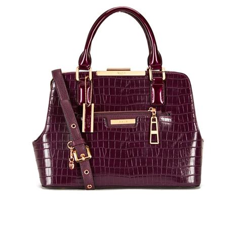 Dune Domino Tote Bag - Berry - Free UK Delivery over £50