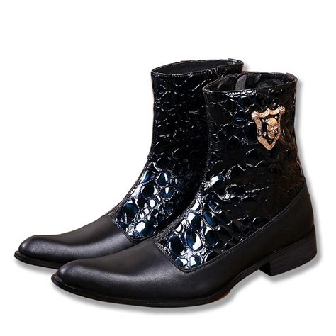 Men's Leather Dress Boots CW750223