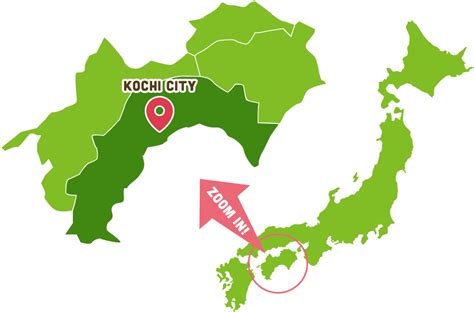 Kochi Japan Map | Zip Code Map