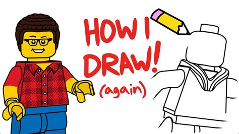 How I Draw a Lego Minifigure: 2021 Edition - YouTube