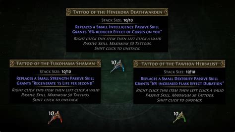 Best Path of Exile Tattoos - PoE Tattoo Guide - Pro Game Guides