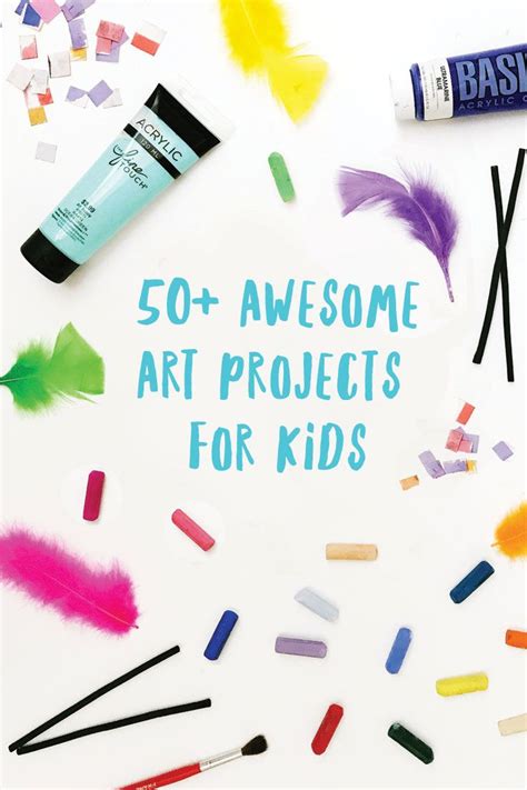 50 Amazing Kids Art Projects to Help Them Explore New Art Mediums ...