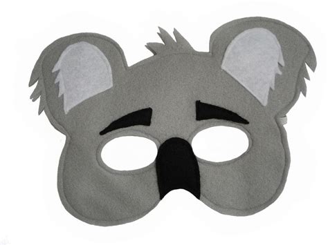 Children's Animal KOALA Bear Felt Mask - Magical Attic