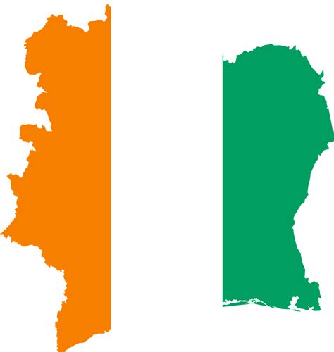 Download Côte D'Ivoire, Flag, Map. Royalty-Free Vector Graphic - Pixabay