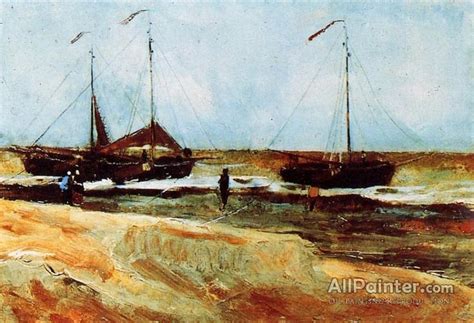 Vincent Van Gogh The Beach At Scheveningen In Calm Weather Oil Painting Reproductions for sale ...