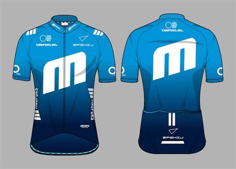 Premium Vector | Cycling team jersey biking uniform