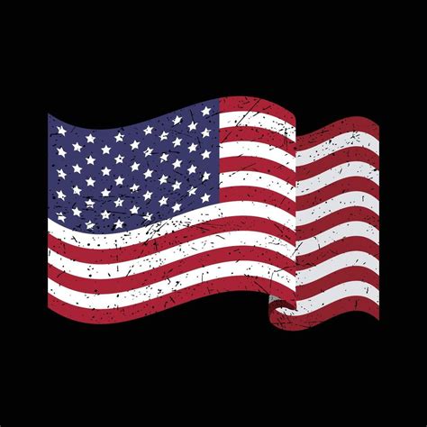 USA flag vector illustration. eps 10 vector 38333823 Vector Art at Vecteezy