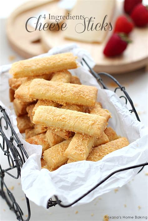 4 ingredients cheese sticks recipe