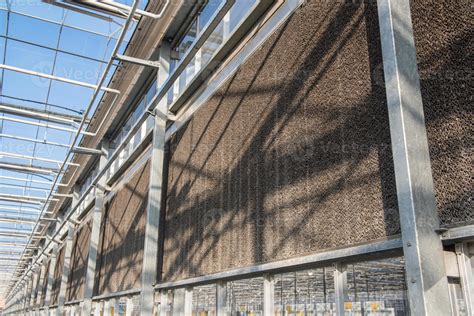 glass roof with filter unit in a modern greenhouse 5141208 Stock Photo at Vecteezy