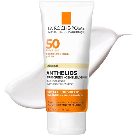 Amazon.com: La Roche-Posay Anthelios Mineral Sunscreen SPF 50 Gentle ...