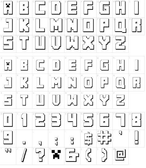 Minecraft PE Font Download