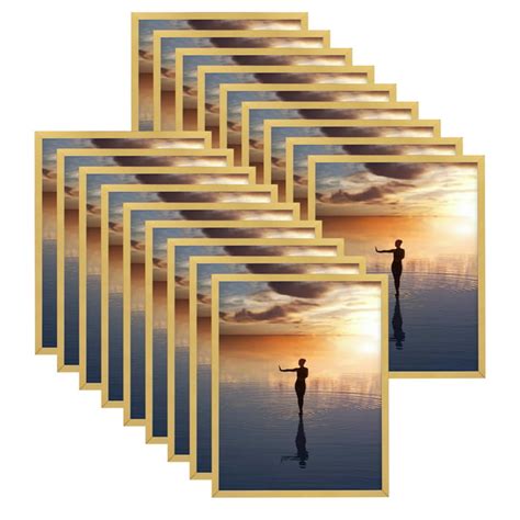 18 Pack 11x14 Picture Frame,Gold 11x14 Frame for Wall and Tabletop ...