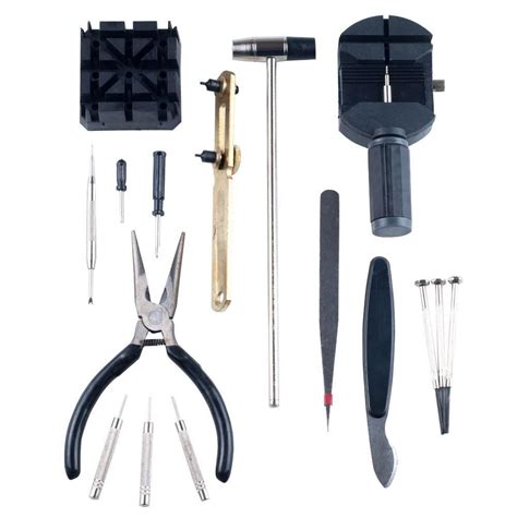 Stalwart Professional Watch Jewelry Repair Tool Kit (16-Piece) Jewelry ...