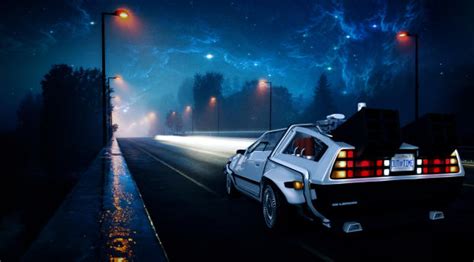 250x250 Back to the Future DeLorean Car Illustration 250x250 Resolution Wallpaper, HD Cars 4K ...